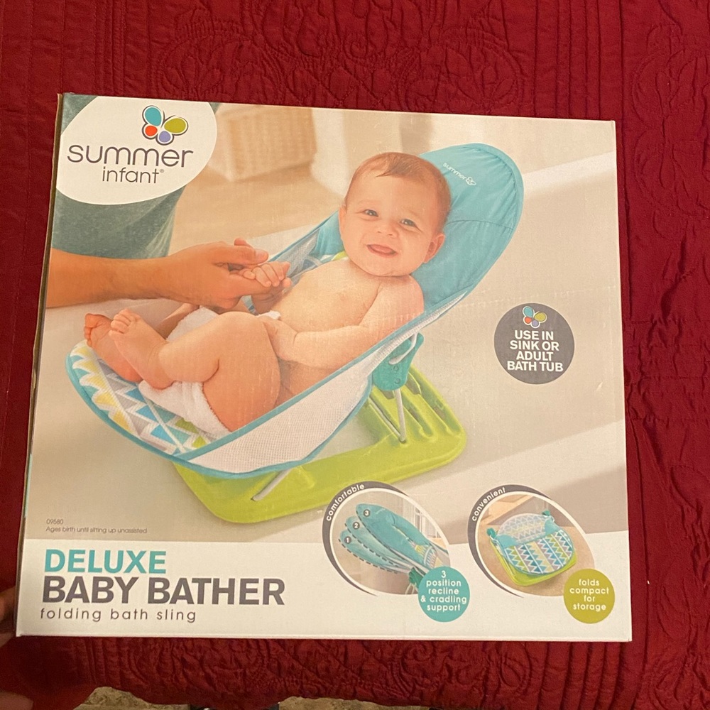 Summer infant Deluxe baby bather